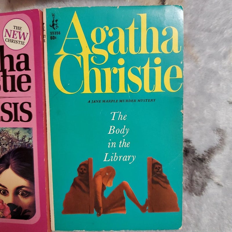 The Body in the Library, Partners in Crime, Passenger to Frankfurt, Nemesis, The Labors of Hercules (colored page edges bundle)
