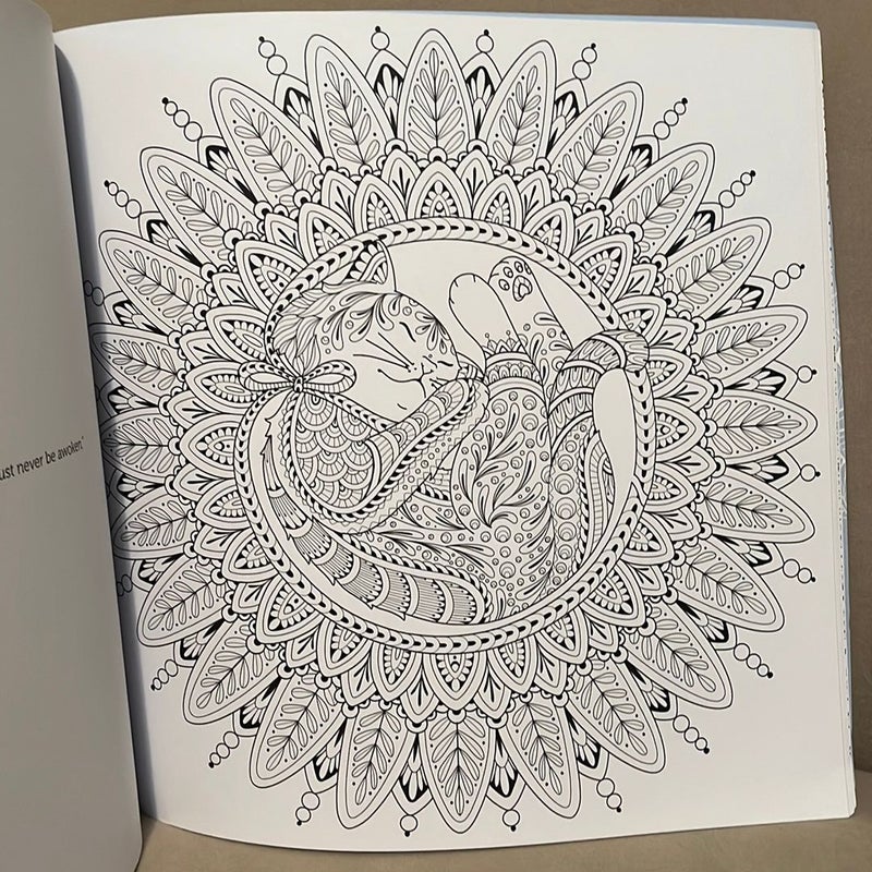 My Cat Mandala: 30 Stunning, Oversized Coloring Pages