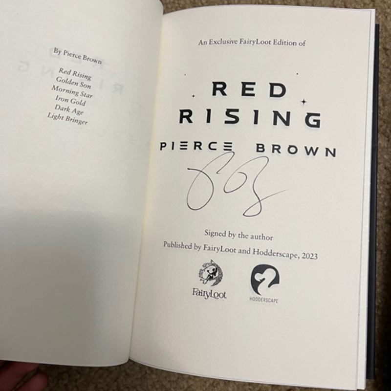 Fairyloot Red Rising 