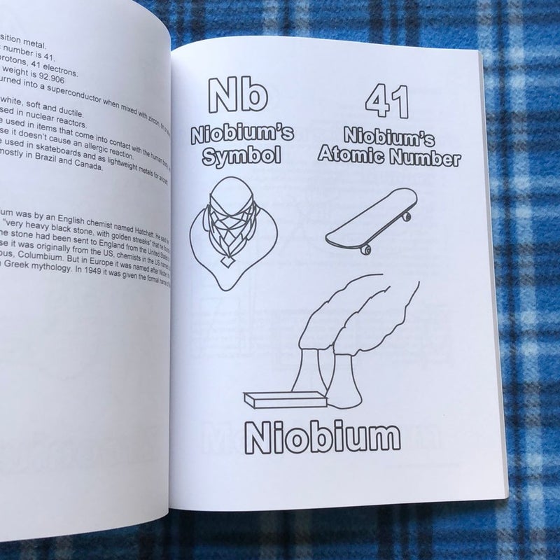 The Periodic Table of Elements Coloring Book