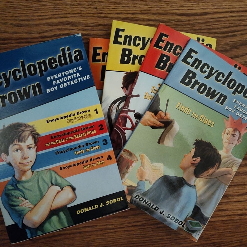 Encyclopedia Brown Box Set (4 Books)