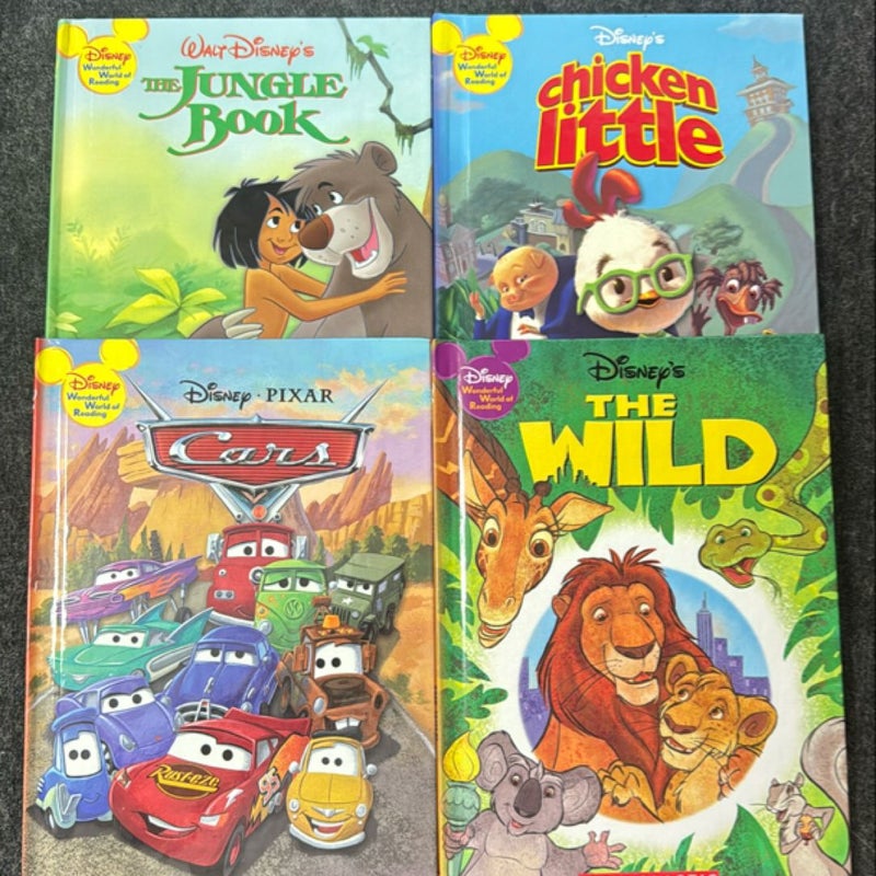 Cars, chicken little, the wild, the jungle book multi-pack