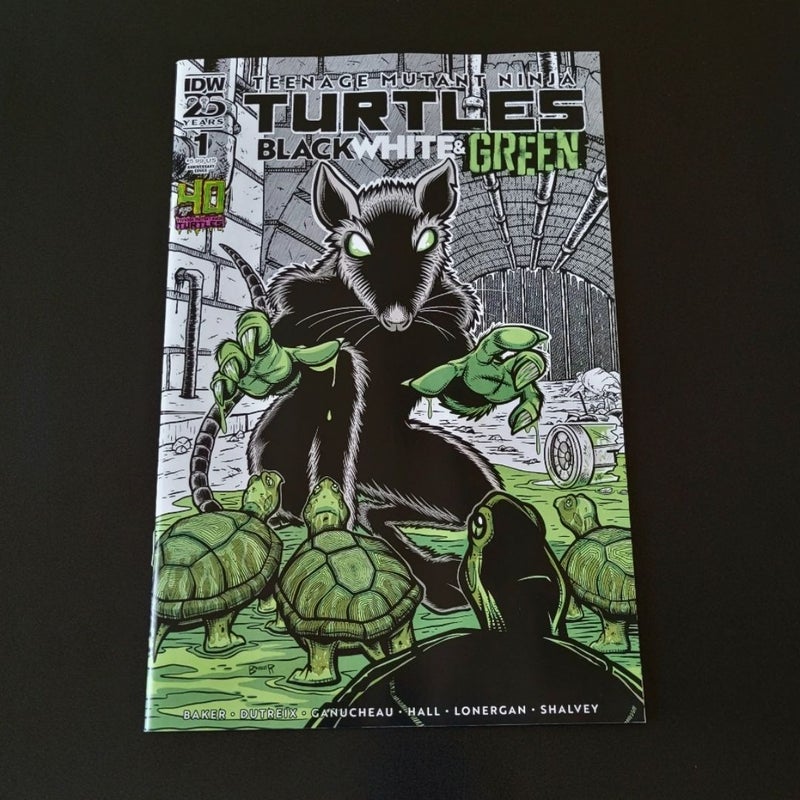 Teenage Mutant Ninja Turtles: Black, White & Green #1