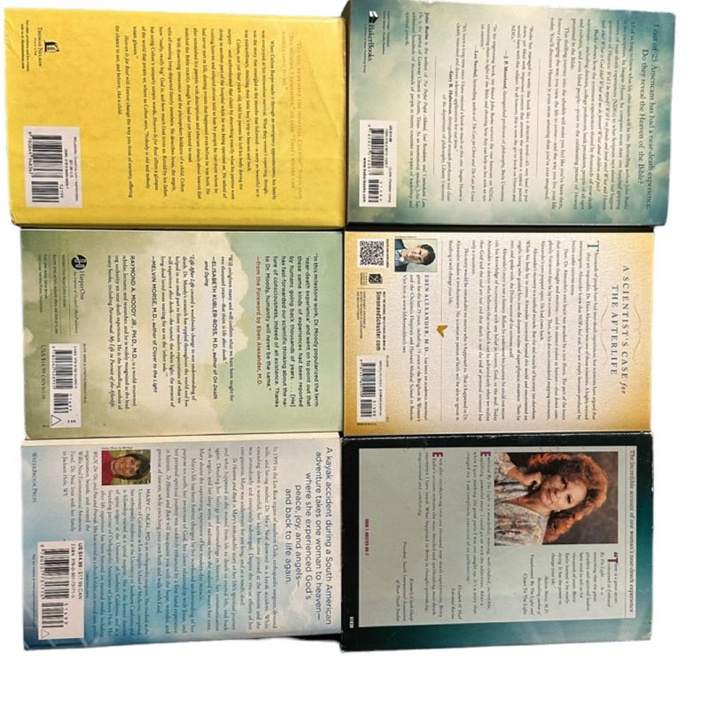 Lot 6 Near Death Experiences Books Proof of Heaven Life After Death Christian