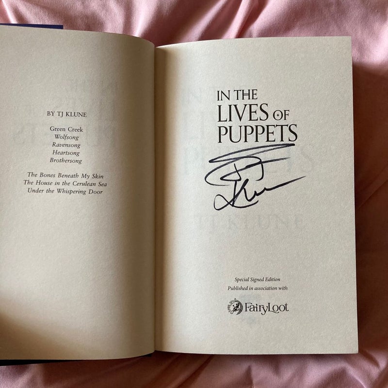 In the Lives of Puppets (SIGNED Fairyloot Edition)