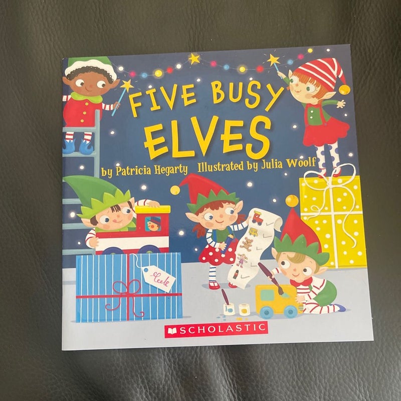 Five Busy Elves -Brand New Paperback 