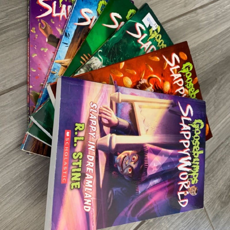 LOT Of (6) GOOSEBUMPS: SLAPPYWORLD, VTG Teen Horror Series by R.L. Stine *HTF*