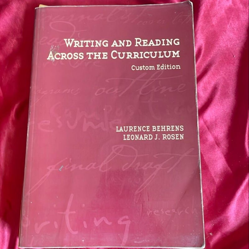 Writing & Reading Across the Curriculum 