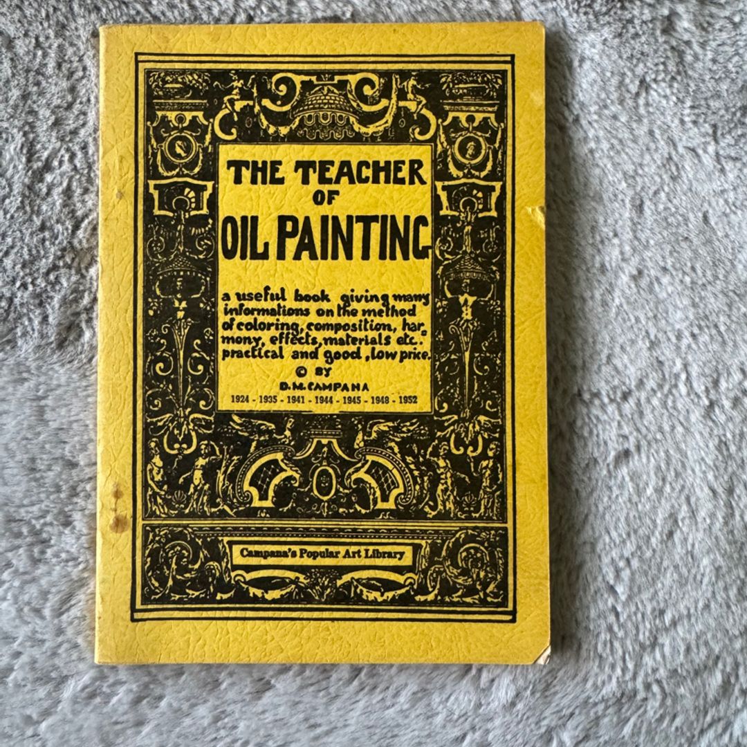 VINTAGE The Teacher of Oil Painting