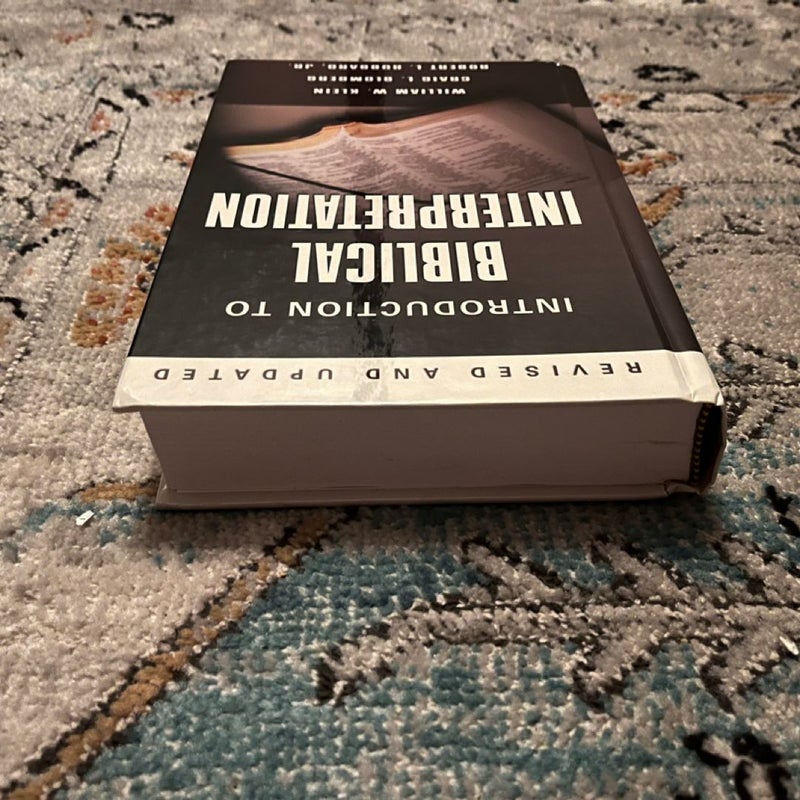 Introduction to Biblical Interpretation