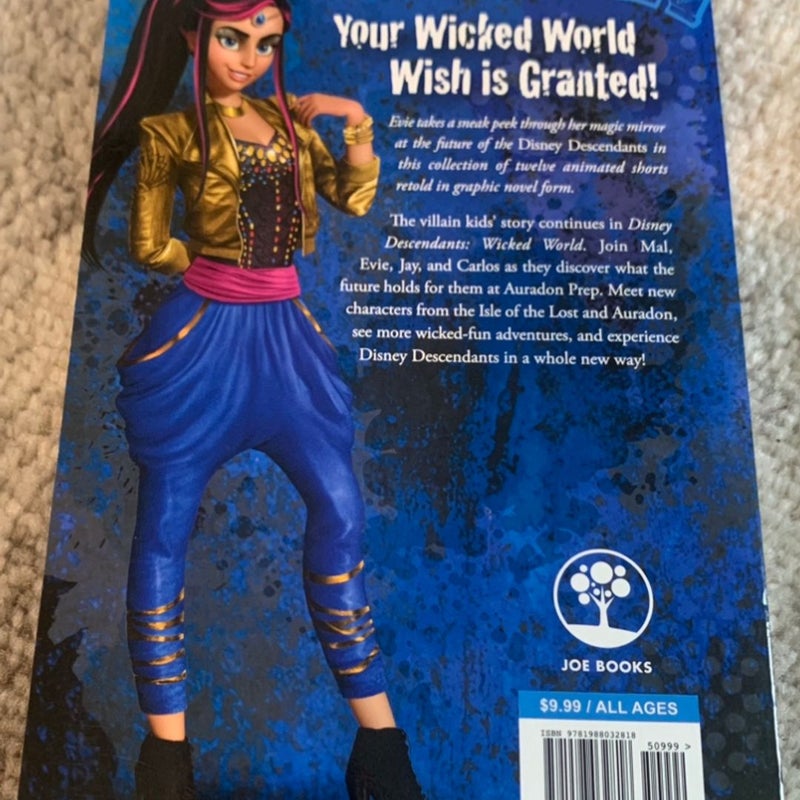 Descendants Book Lot Wicked World Comic + Descendants 2 Novel