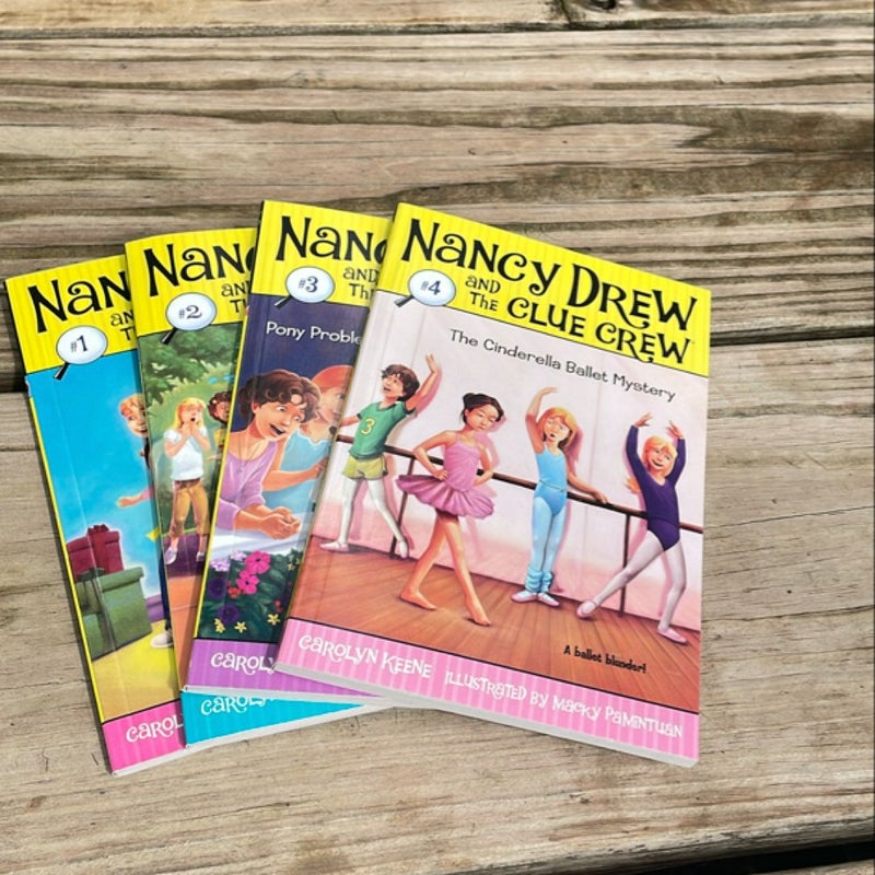 Nancy Drew and The Clue Crew Book 1-4