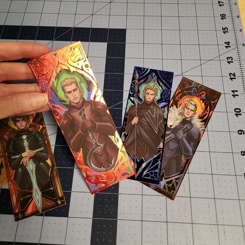Fairyloot Red Rising Foiled Bookmarks by Pierce Brown, Hardcover ...