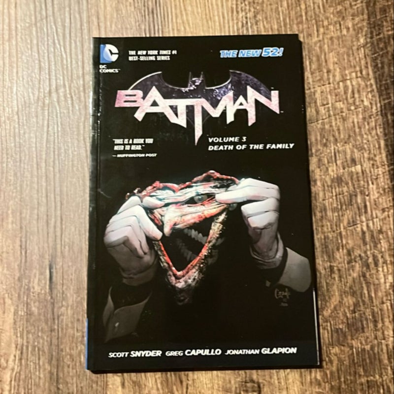 Batman Vol 3 Death of the Family New 52