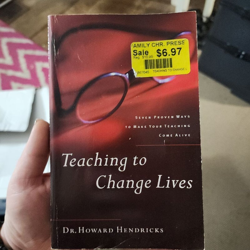 Teaching to Change Lives