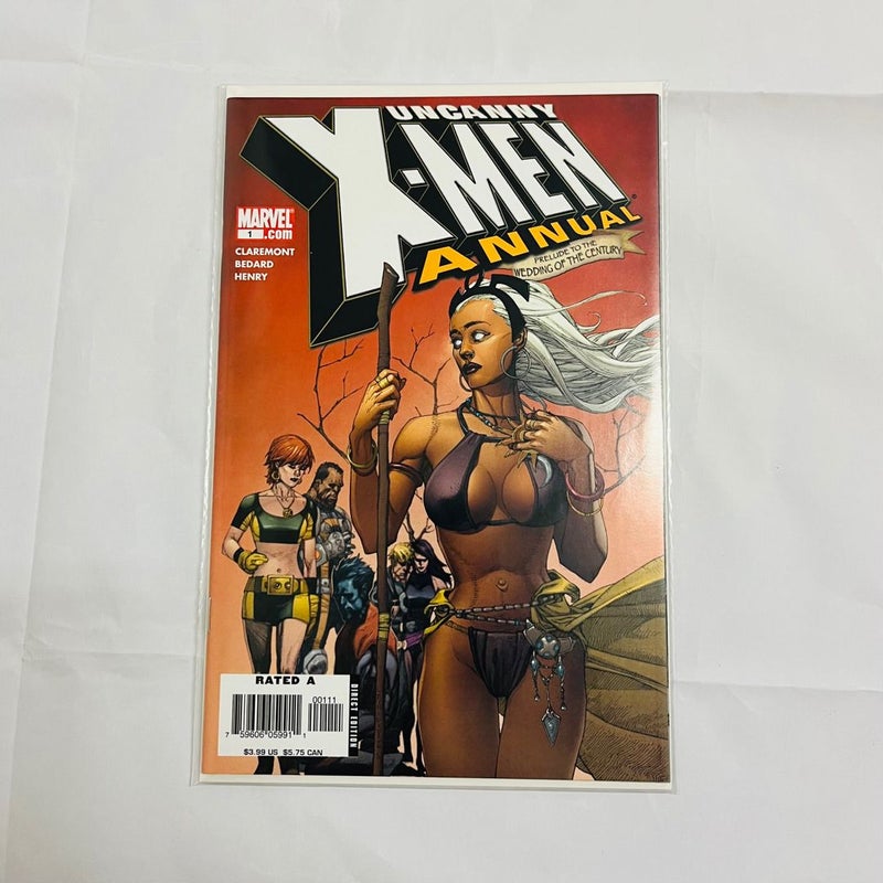 Uncanny X-MEN Annual #1 by Claremont & Bedard August 2006 Marvel Comics VF/NM