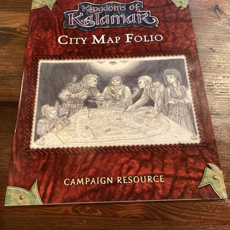 Kingdoms of Kalamar City Map Folio