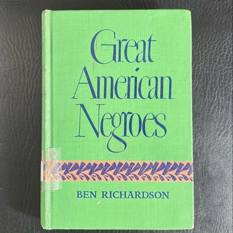 Great American Negroes