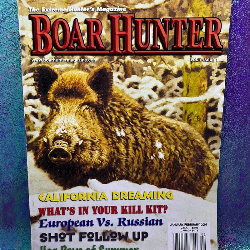 Extreme hunters, magazine, Boar hunter 