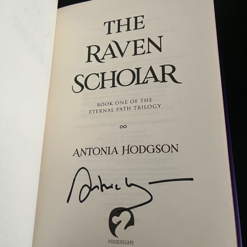 The Raven Scholar Waterstones Exclusive Signed