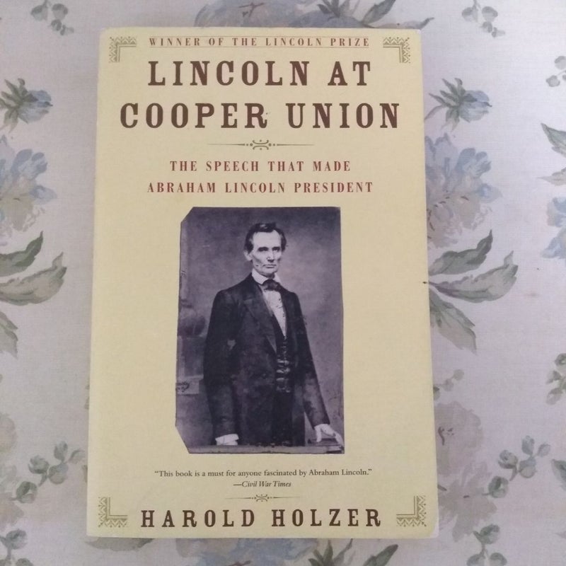 Lincoln at Cooper Union