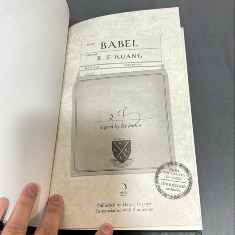 Illumicrate Babel SIGNED