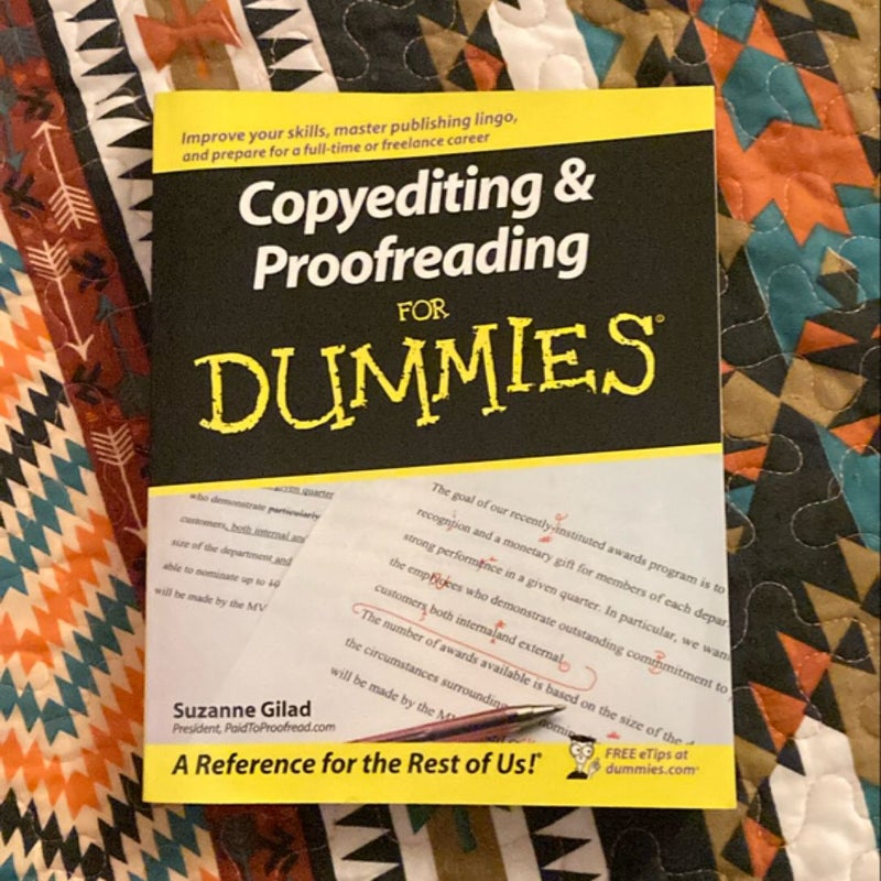 Copyediting and Proofreading for Dummies