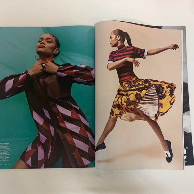 Instyle Andra Day Issue June 2021 Magazine  Plus Versace Dylan Blue Insert 