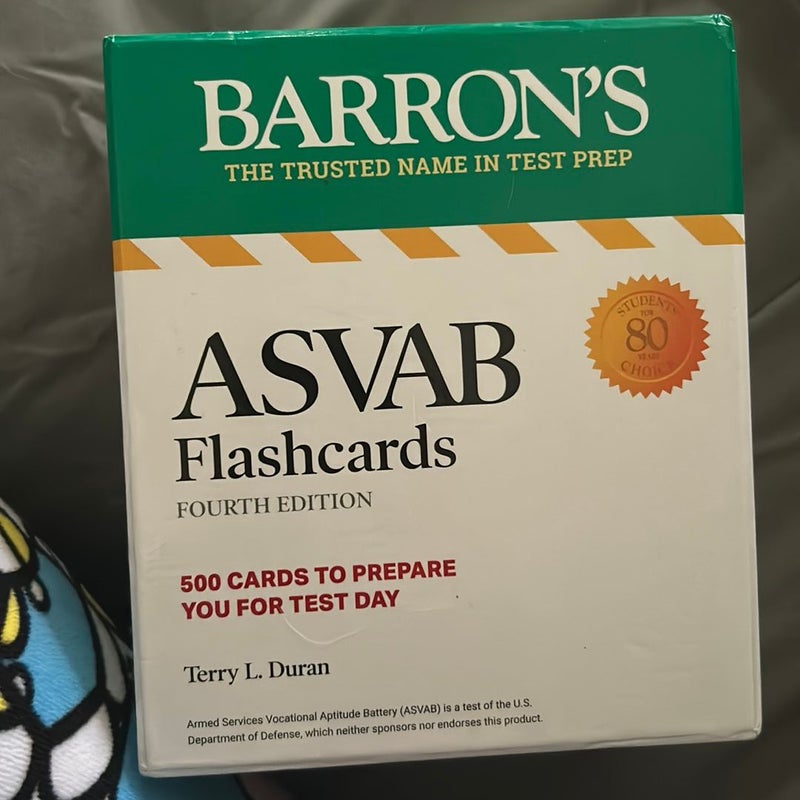 ASVAB Flashcards, Fourth Edition: up-To-date Practice + Sorting Ring for Custom Review