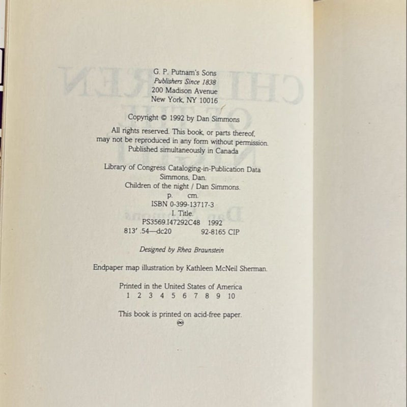 Children of the Night - Signed