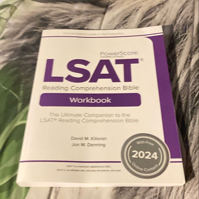 LSAT reading comprehension workbook 