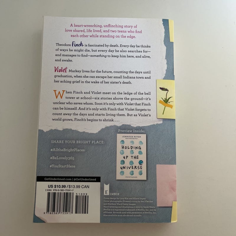 All the Bright Places by Jennifer Niven, Paperback | Pangobooks