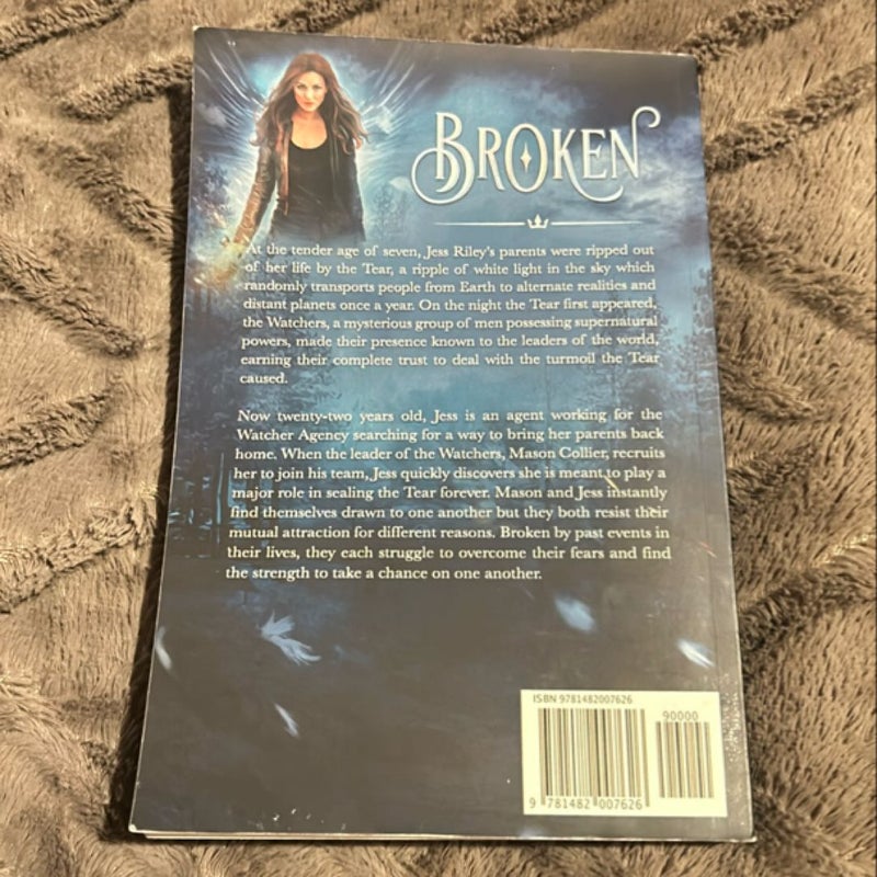 Broken (the Watcher Chronicles, Book 1, Paranormal Romance)