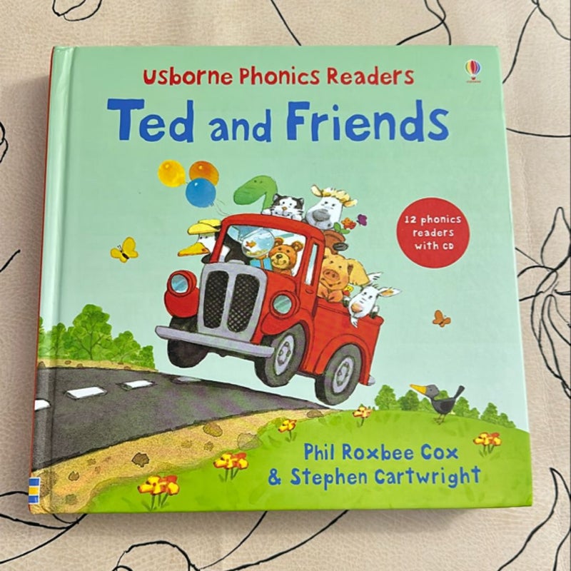 Usborne Phonics Readers Ted and Friends