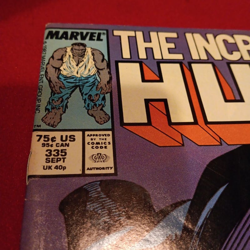 The Incredible Hulk #335 Marvel 1987