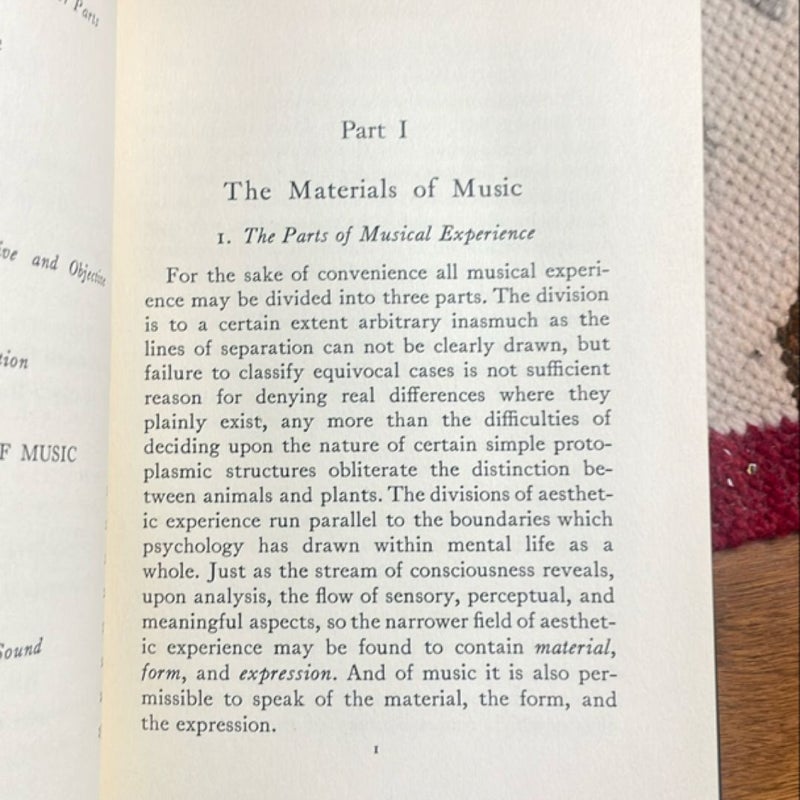 The Meaning of Music: A Study in Psychological Aesthetics (1931, first edition)