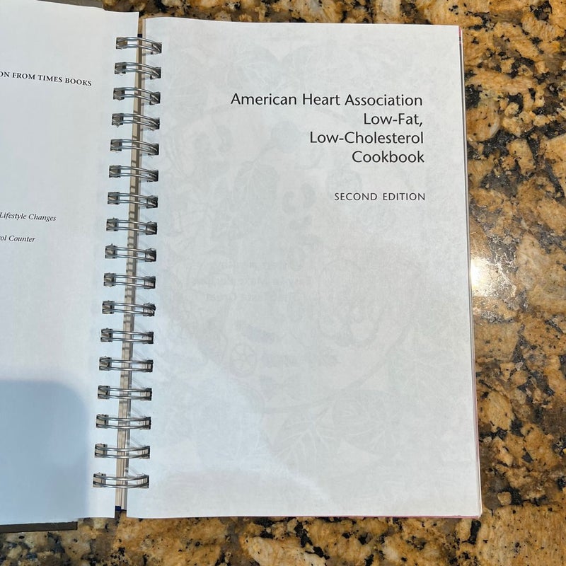 The American Heart Association Low-Fat, Low Cholesterol Cookbook