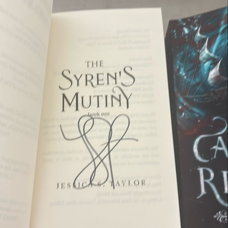 The Syren's Mutiny and The Captains Revenge bundle. Signed.