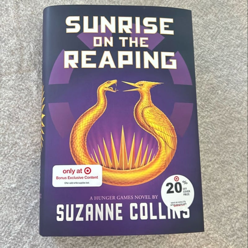 Sunrise on the Reaping Target exclusive 