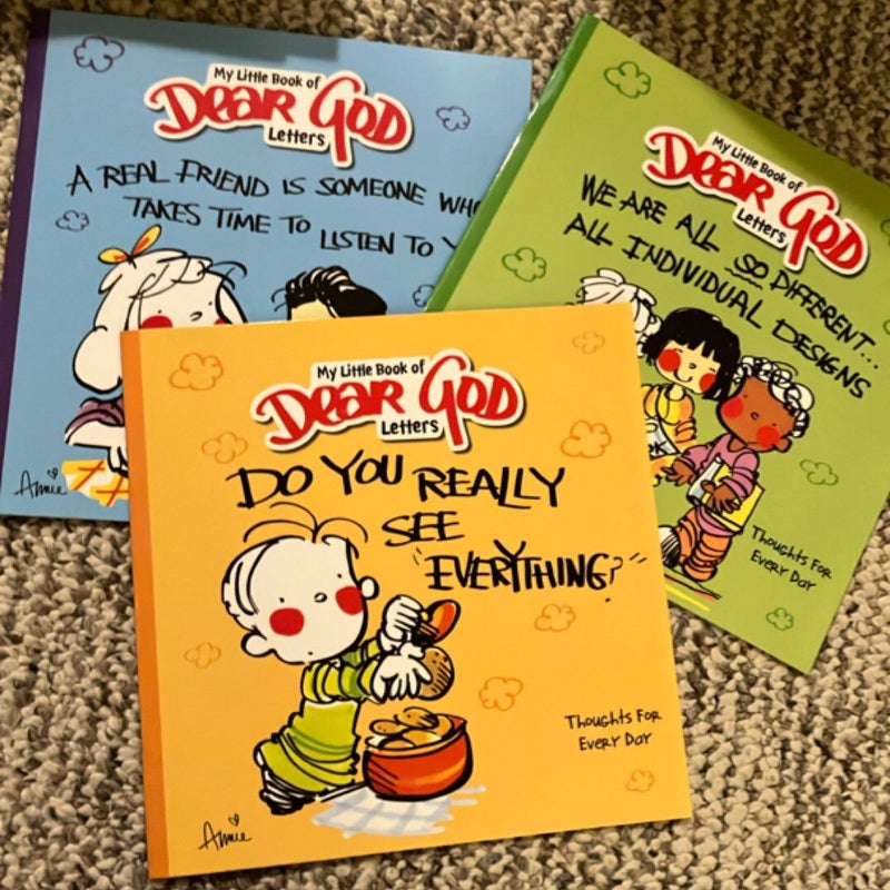 My Little Book of Dear God Letters— 3 Book Bundle!
