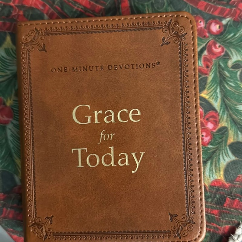One Minute Devotions Grace for Today Luxleather