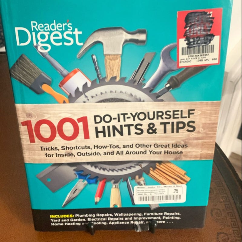 Readers Digest: 1001 Do-It-Yourself Hints and Tips