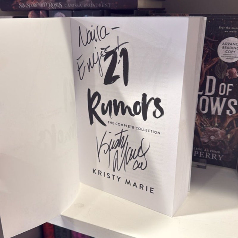 21 Rumors *SIGNED & personalized*