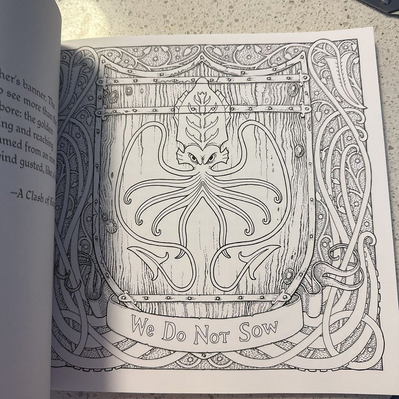 The Official a Game of Thrones Coloring Book