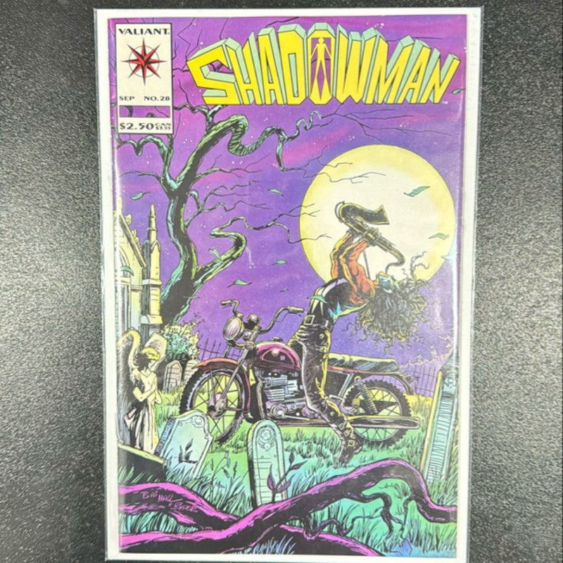 Shadow # 28 Sept 1994 Valiant Comics Capcom Super Nintendo Nintendo NES 