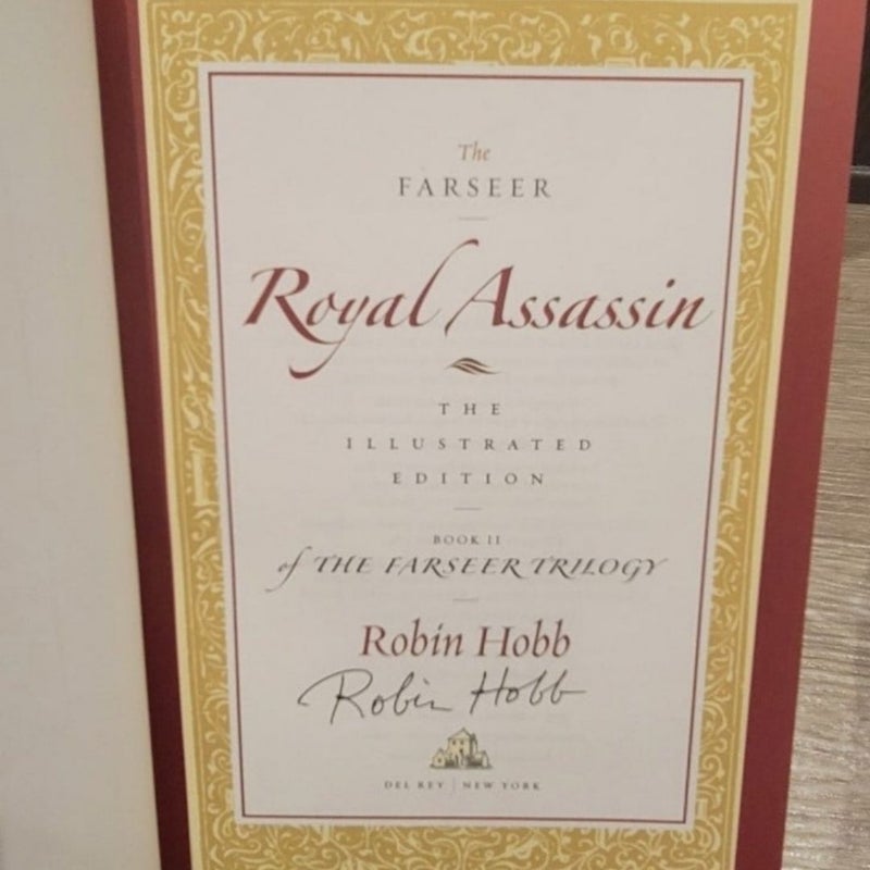 Hand SIGNED Assassin’s Apprentice Farseer Trilogy Illustrated Special Editions