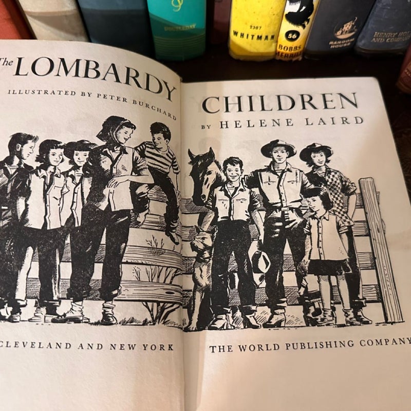 1952 The Lombardy children First edition book