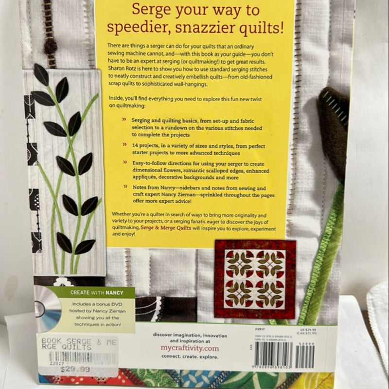 Surge and merge quilts with DVD