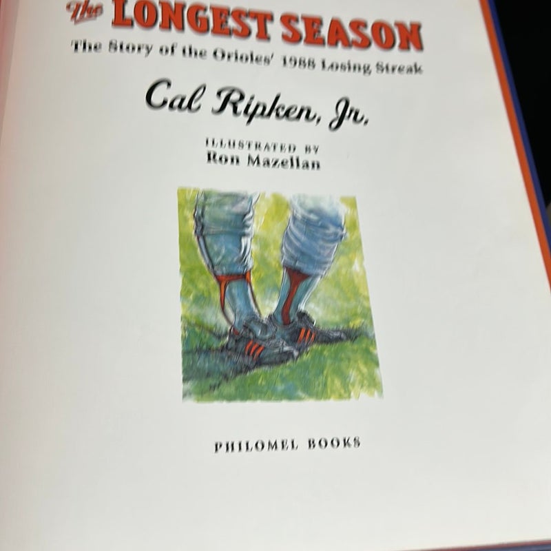 The Longest Season Cal Ripken, Jr (1st Edition)