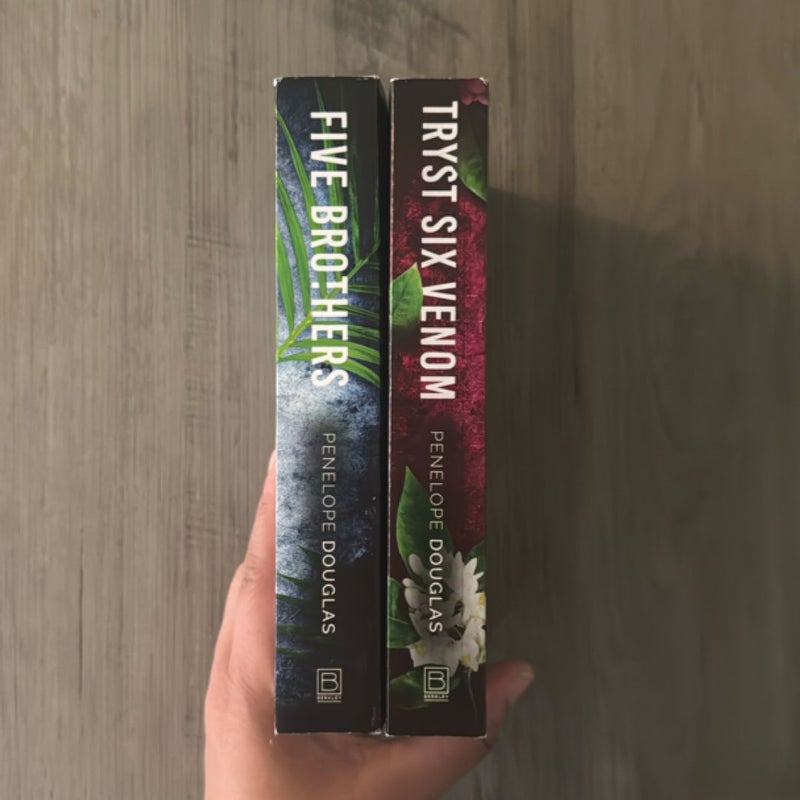 Five Brothers + Tryst Six Venom by Penelope Douglas
